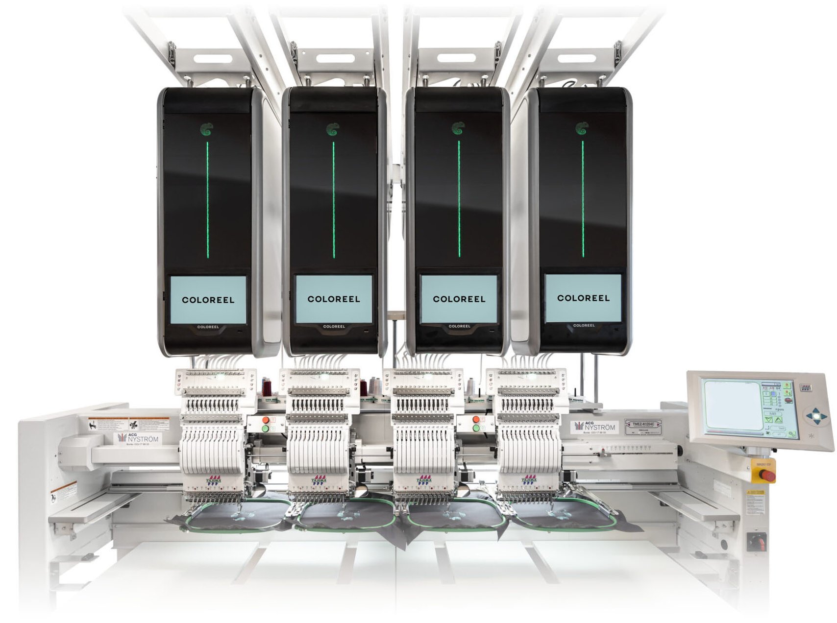 Coloreel Multihead Configuration